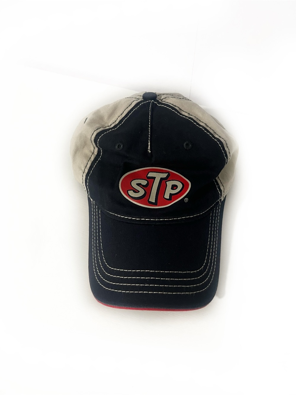 STP Navy/Red/Beige Baseball Cap O/S